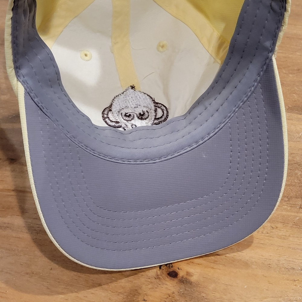 Shangri-La Golf Hat Imperial Lightweight Yellow Monkey Face Logo Golfer - Picture 6 of 8